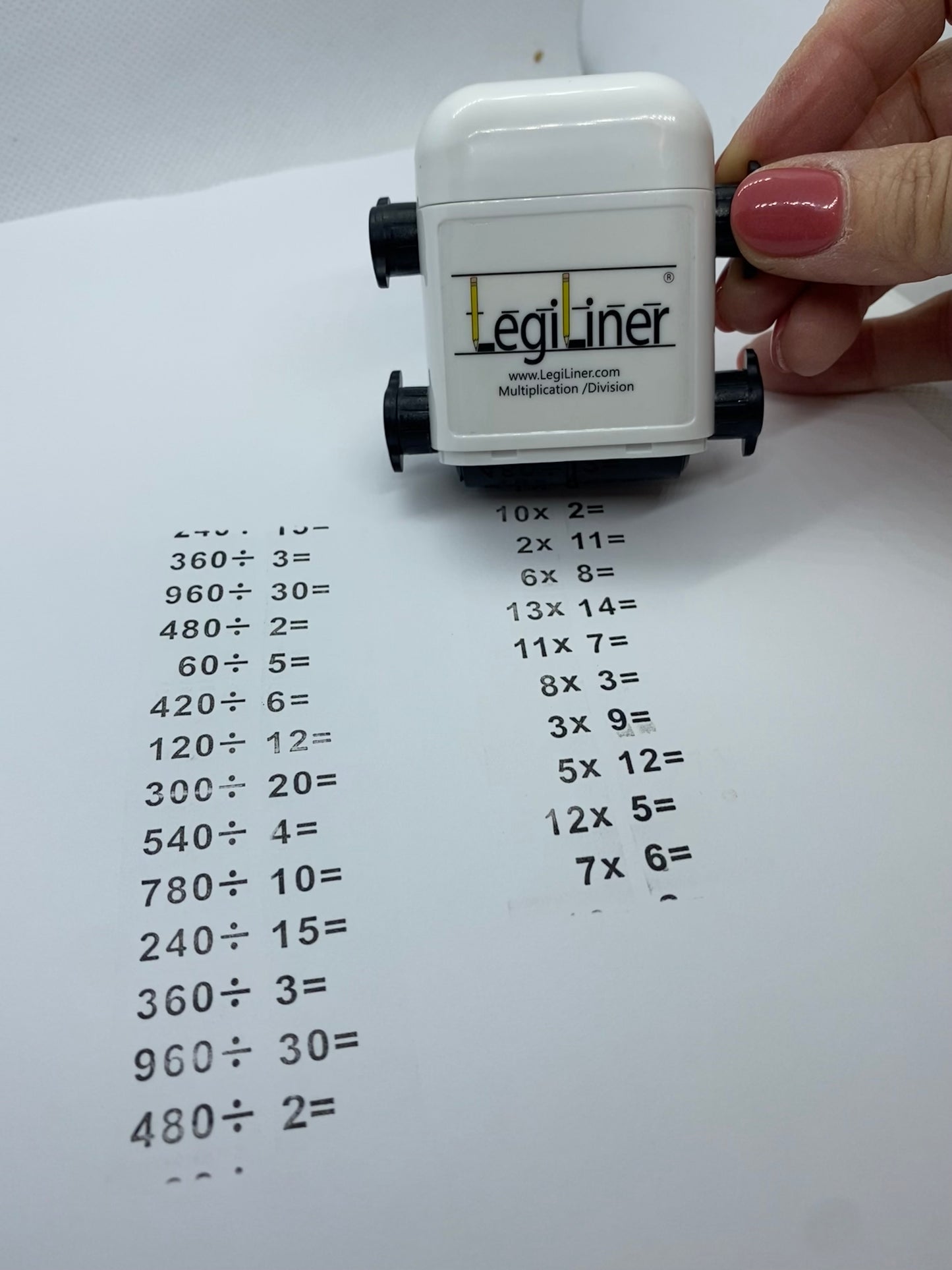 LegiLiner Math Equation Stamps