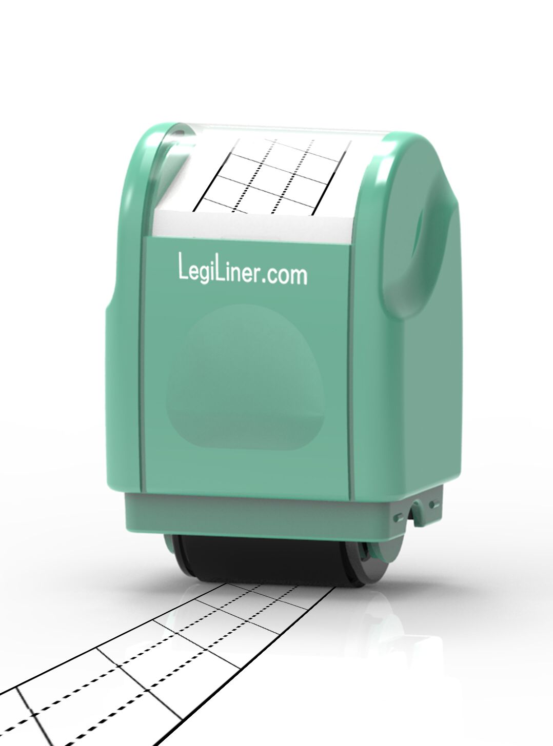 LegiLiner Self-Inking Teacher Stamp-18 mm Slanted Dotted Thirds Cursive Roller Stamp ***Pre-Orders Only