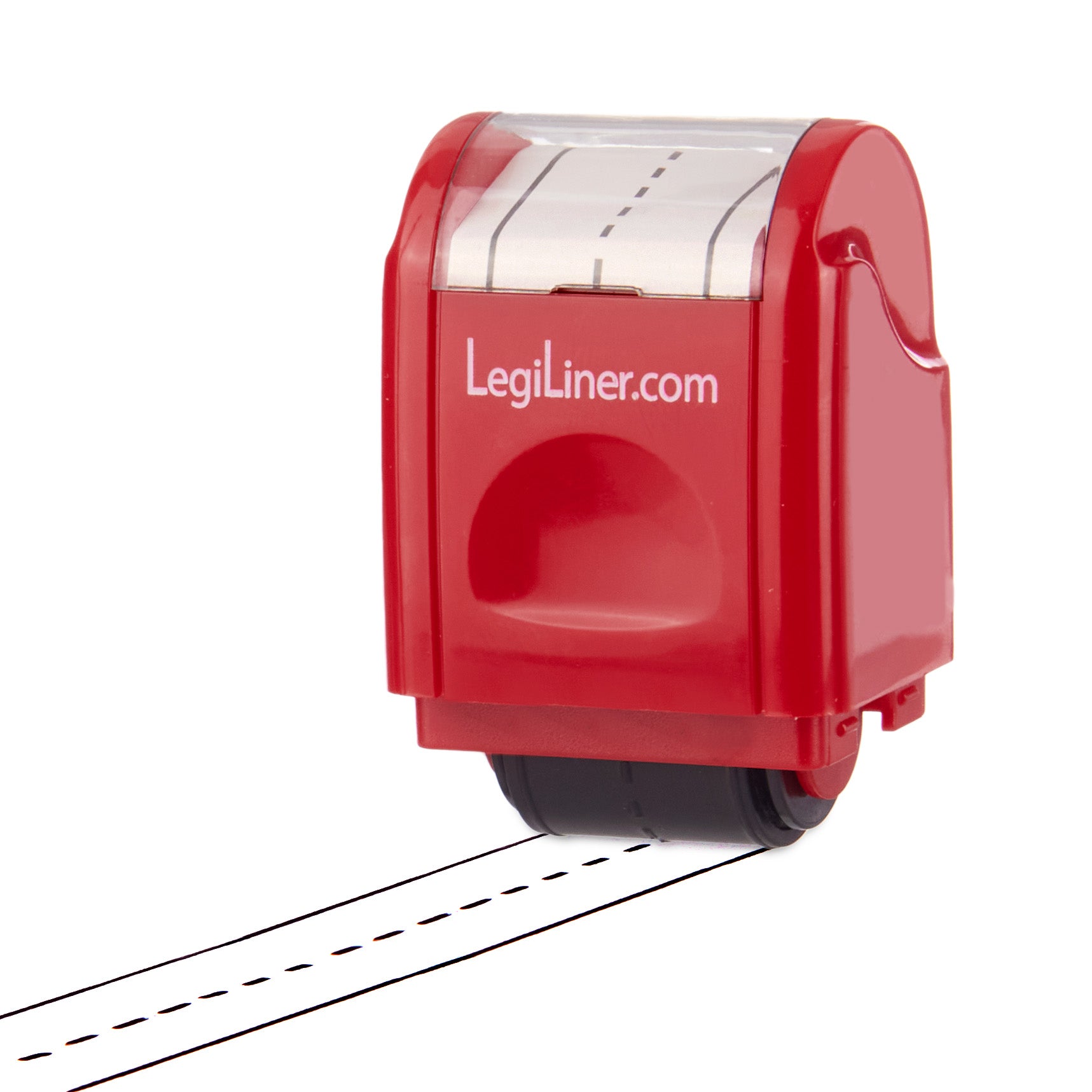 LegiLiner Self-Inking Teacher Stamp-3/4 inch Pink Shaded Handwriting Lines Roller Stamp