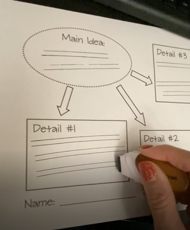 LegiLiner Self-Inking Teacher Stamp-1/4-inch Mini Double Handwriting Lines Roller Stamp