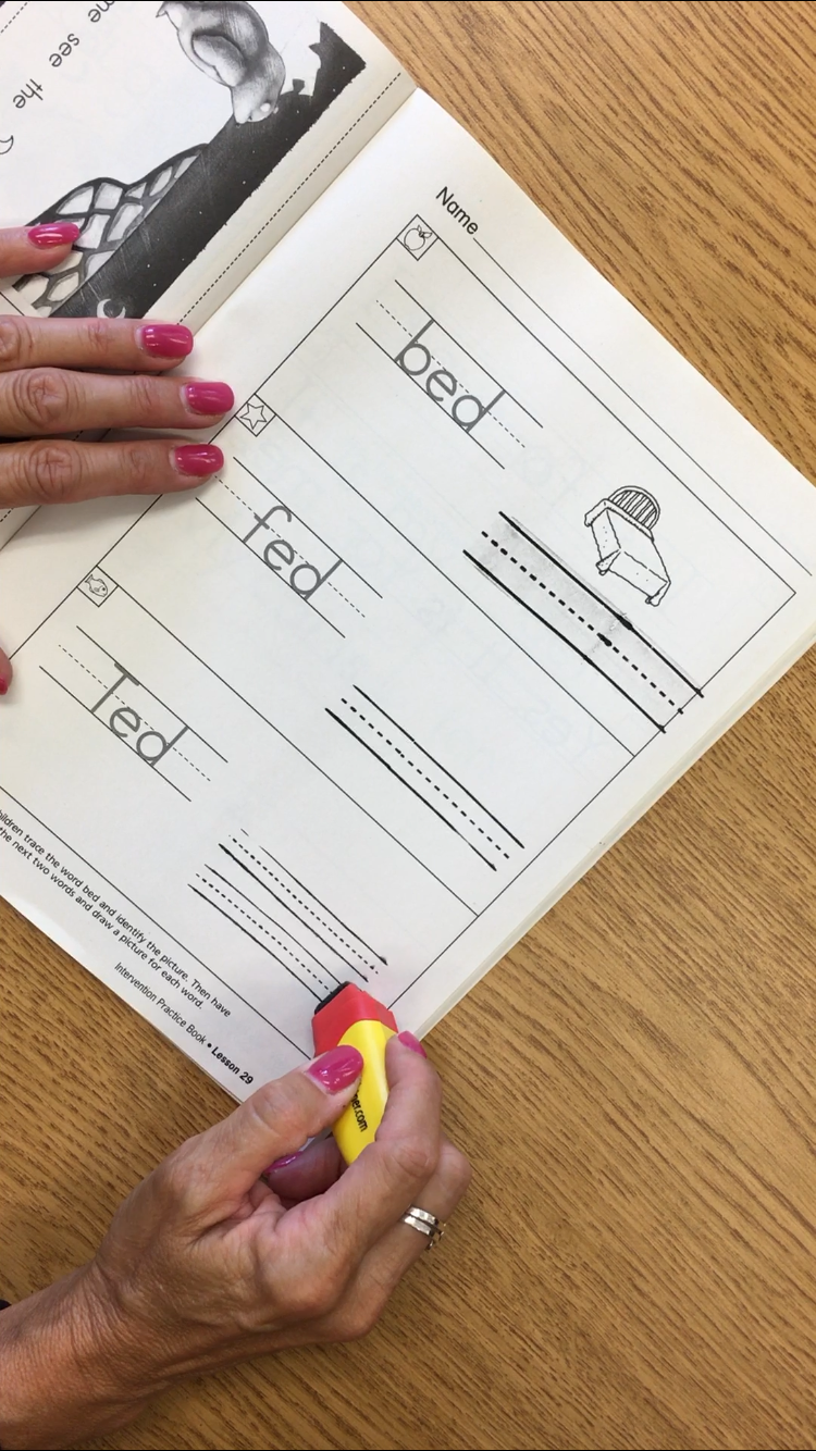 1/2" dashed handwriting line