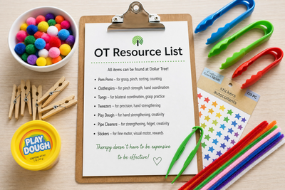 Dollar Tree OT: Fine Motor Resources and Activities