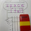 LegiLiner "Spaces" Self-Inking Teacher Stamp-1-inch Dashed Spaced Handwriting Lines Roller Stamp