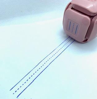 LegiLiner LegiCube Self-Inking Teacher Stamp-Math and Handwriting Lines Multi-Roller Stamp
