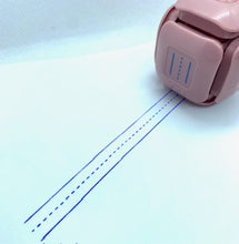 Load image into Gallery viewer, LegiLiner LegiCube Self-Inking Teacher Stamp-Math and Handwriting Lines Multi-Roller Stamp