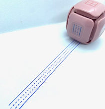 Load image into Gallery viewer, LegiLiner LegiCube Self-Inking Teacher Stamp-Math and Handwriting Lines Multi-Roller Stamp