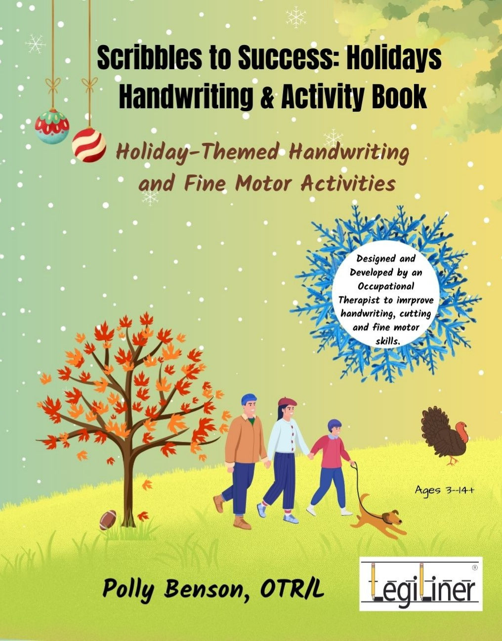 Scribbles to Success: Holidays Activity Book- Thanksgiving and Christmas