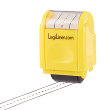 Load image into Gallery viewer, LegiLiner Self-Inking Teacher Stamp-1/2-inch Dashed Handwriting Lines Roller Stamp