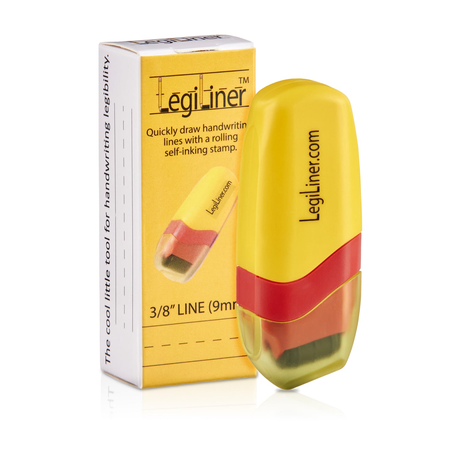 LegiLiner Self-Inking Teacher Stamp-3/8-inch Dashed Handwriting Lines Roller Stamp