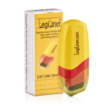 Load image into Gallery viewer, LegiLiner Self-Inking Teacher Stamp-3/8-inch Dashed Handwriting Lines Roller Stamp