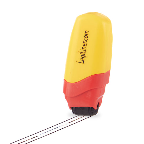 LegiLiner Self-Inking Teacher Stamp-3/8-inch Dashed Handwriting Lines Roller Stamp