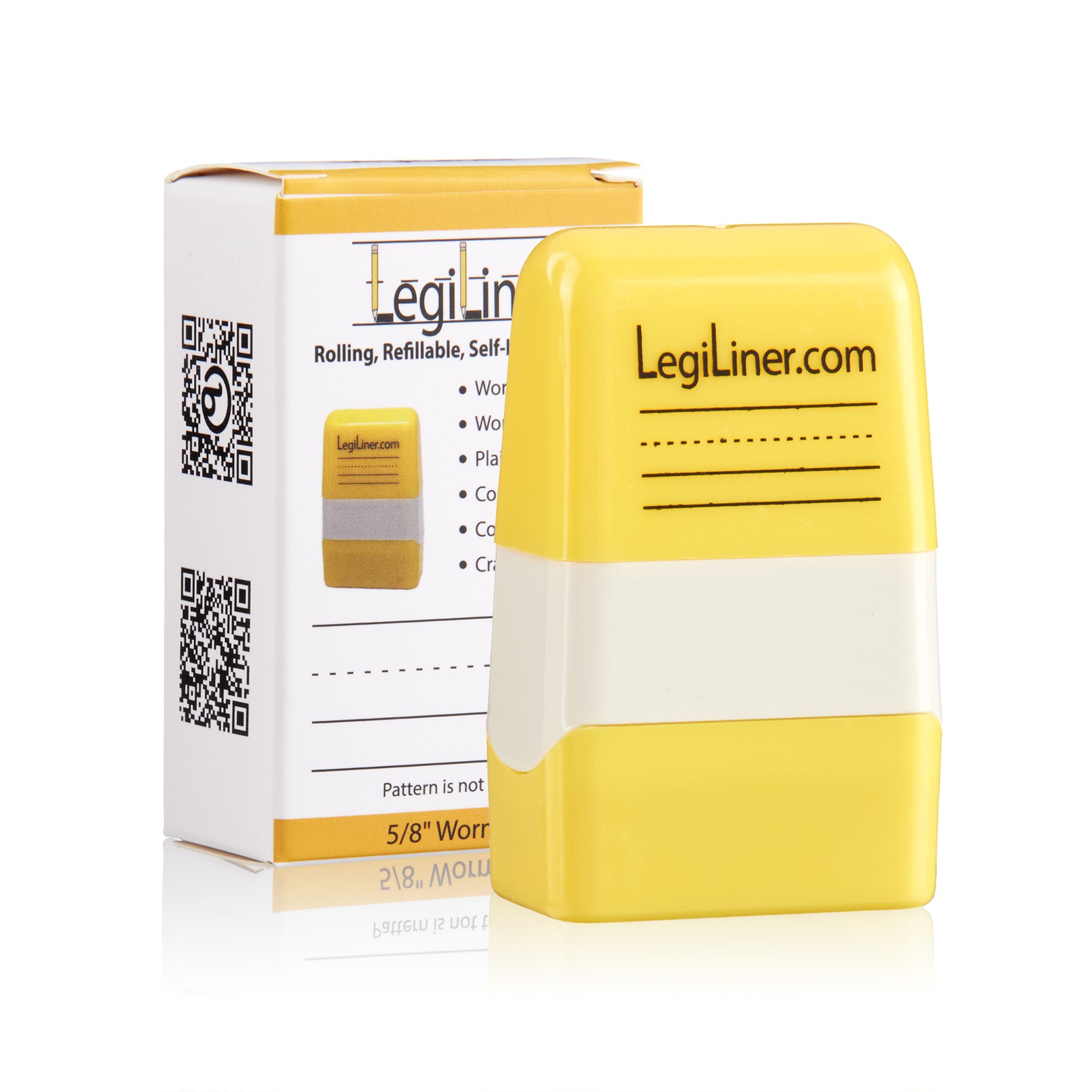 LEGILINER Spaces: 1 Dashed Handwriting line with Broken  Baseline. Rolling, self-Inking Stamp Handwriting Practice Tool for  Teachers/OT's/Homeschool/Special Ed. Pre-K/Kindergarten Size : Office  Products