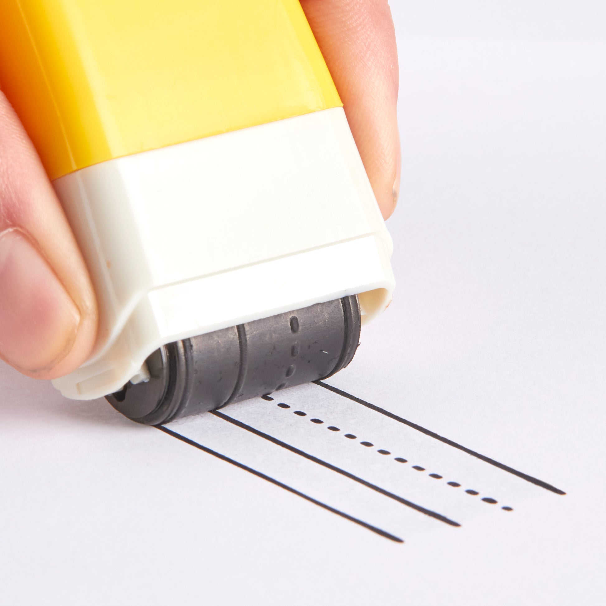 new LEGILINER 3/4” 18mm Handwriting Line Rolling Self-Inking Stamp