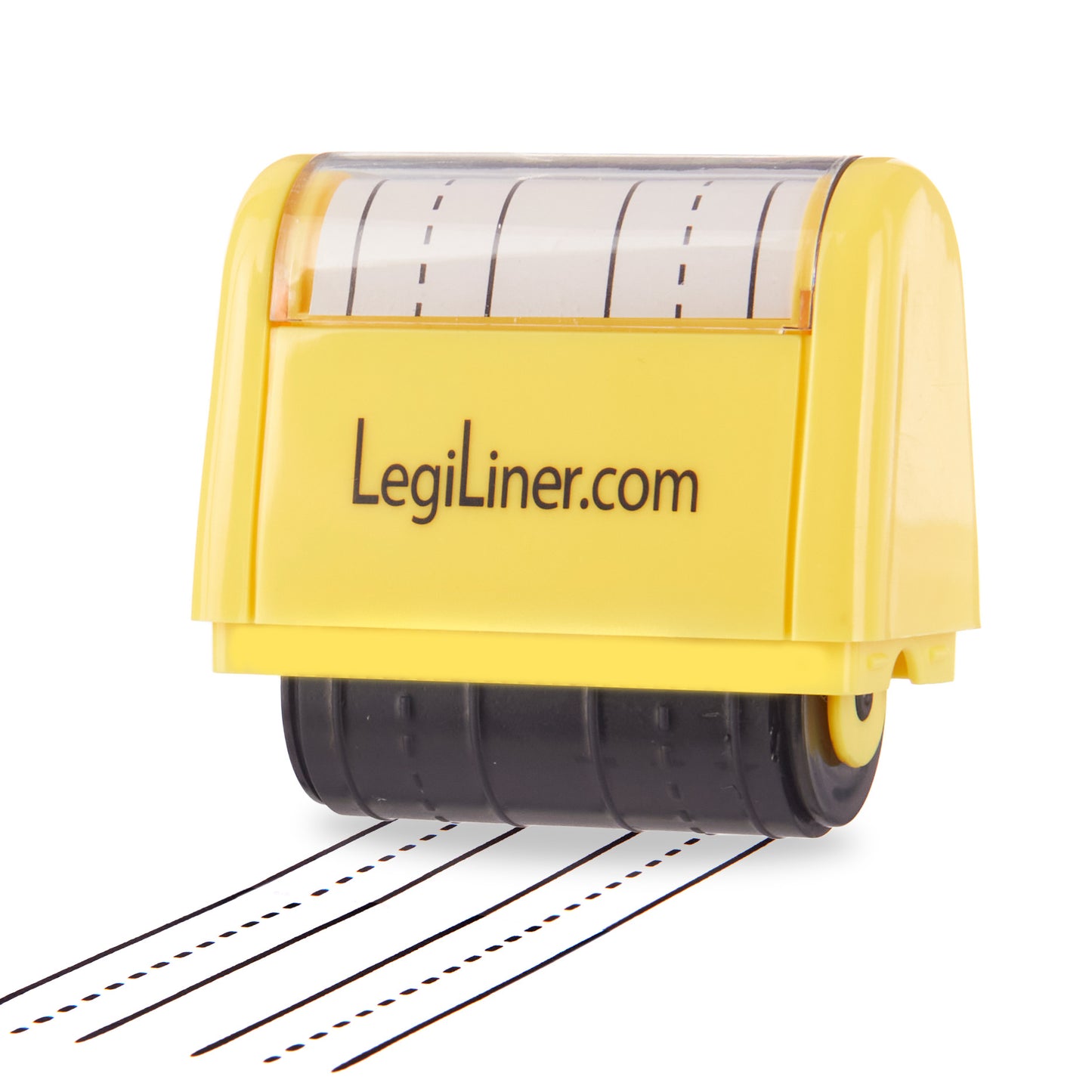 LegiLiner Spacers 1 inch Dashed Line Rolling Ink Stamp with Spaces