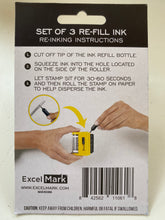 Load image into Gallery viewer, LegiLiner Roller Stamp Ink Refill Pods-Large (2.0 ml)-Pack of 3